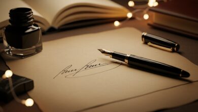 With a Pen as One's Signature