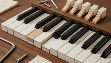 Piano Keyboard Replacement Keys