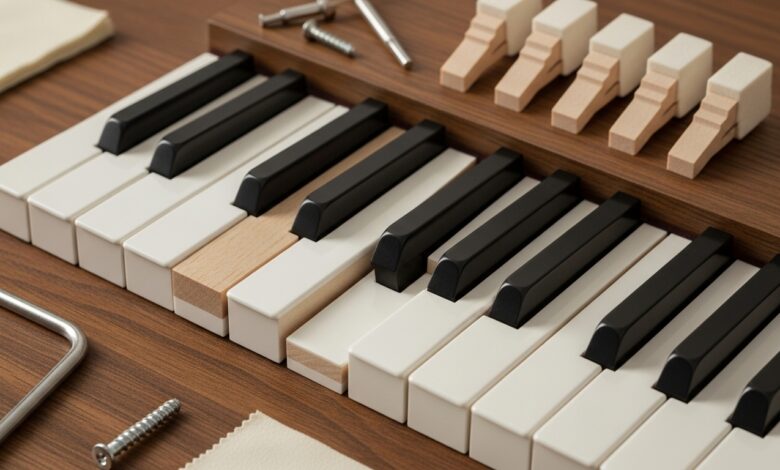 Piano Keyboard Replacement Keys