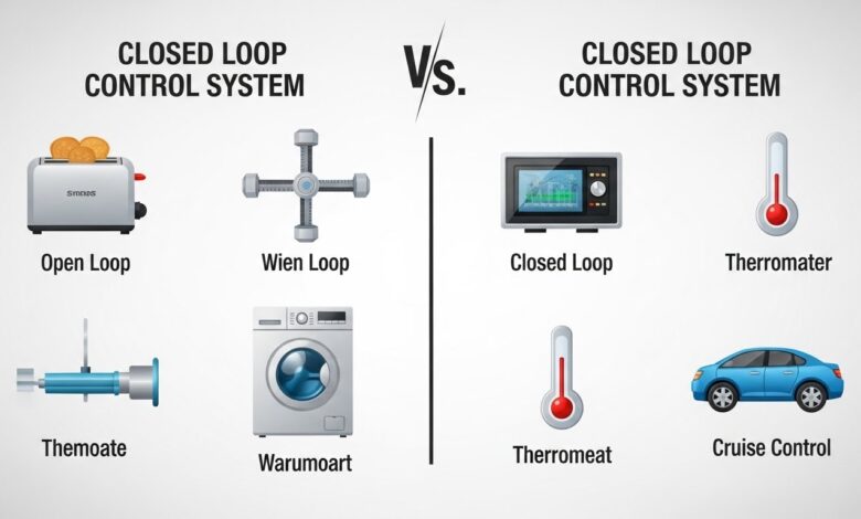 Difference between Open Loop and Closed Loop Control System